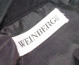 VINTAGE ,Weinberg Paris , black skirt  vintage ( ORIGINAL French item ) - $65.00