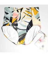 CALIA Powersculpt High Rise Swim Bikini Bottom Multi Palm XS NEW - $47.86 CAD