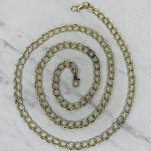 Gold Tone Crossbody Chain Link Purse Handbag Bag Replacement Strap - $16.82