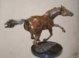 Unhinged.  Galloping Mare Bronze Horse Sculpture Limited Edition of 5 Zimmer - £5,697.80 GBP