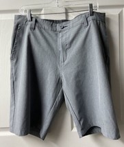 Burnside Mens Golf Shorts Size 34 Flat Front Slat Pockets - £8.42 GBP