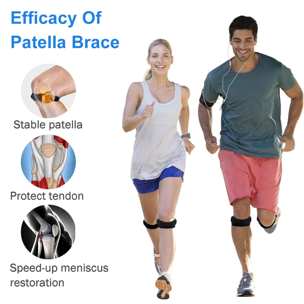 Sporting BraceTop Adjustable Patella Knee Tendon SA Pad Knee Pain Relief Patella - £24.78 GBP