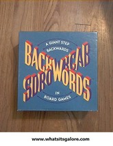 BACKWORDS party game/boardgame - £6.37 GBP