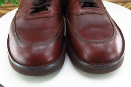 Footonic Eva-Tech Shoes Sz 12 E Brown Oxford Leather Men Walkabout - $39.19