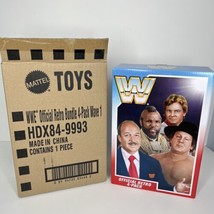 WWE Retro Figures Wrestling Mattel Creations Exclusive Set of 4 Wave 1 Mr T NEW - $102.87