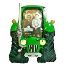 Rivers Edge Farm Tractor Picture Frame 3.5 x 5-in Photo Hand Painted Green Gift - £15.22 GBP