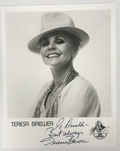 Teresa Brewer (d. 2007) Signed Autographed Vintage Glossy 8x10 Photo - HOLO/COA - £23.89 GBP