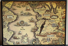 High quality Grishaverse world map from the Grisha universe written by Leigh Bar - £33.97 GBP+