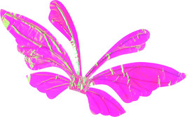 MORRIS COSTUMES Wings Tail Opal Pink - $62.21
