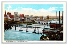 Milling District Minneapolis Minnesota MN UNP WB Postcard W6 - £2.68 GBP