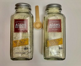 Adams Reserve White Wine and Garlic butter seasoning bundle. 2- pack w/ DM spoon - £42.75 GBP