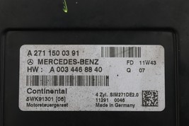 Mercedes Engine Ignition Computer Control Module ECU PCU PCM A2711500391 image 4