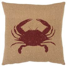 Tan Brown Distressed Crab Throw Pillow - €55,08 EUR