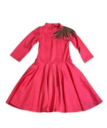 Tiny Queen Girl&#39;s Clothing Coral Pageant Interview or Appearance Dress 6-8 - £48.95 GBP