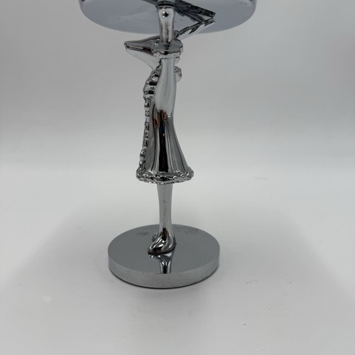 Pottery Barn Reindeer Pedestal Soap Holder Tray Metal Holiday Chromatic Metal Item image 8