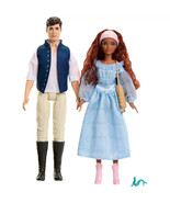Disney's The Little Mermaid Ariel and Prince Eric Doll Set NIB/Sealed - £33.22 GBP