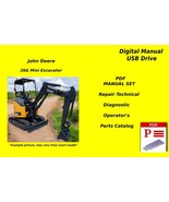 John Deere 26G Compact Excavator Technical Test Operators &amp; Parts Manual... - $47.49