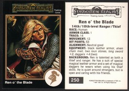 1991 TSR AD&amp;D Gold Border Card 250 Art Pool of Radiance Clyde Caldwell Cover Art - £5.51 GBP