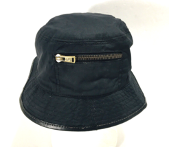 Vtg Evc 90&#39;s Y2K Coach Black Bucket Hat Size S Nwt New - £105.17 GBP
