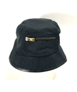 VTG EVC 90&#39;s Y2K COACH Black Bucket Hat Size S NWT NEW - £106.17 GBP