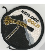 Highlands Gold Patch ~ Approximately 2.75&quot; - $4.95