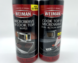 2 Weiman Cook Top and Microwave Wipes 7 in x 8 in 30 ct each tube Bs228 - $2.99