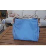 NWT MICHAEL KORS ISLA CHAMBRAY LG GRAB BAG $198 - £67.80 GBP