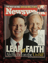 NEWSWEEK August 21 2000 Al Gore Chooses Joe Lieberman Blaine Wilson - £6.78 GBP
