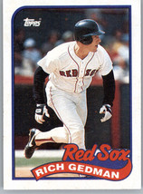 1989 Topps 652 Rich Gedman  Boston Red Sox - £0.77 GBP