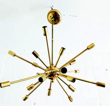 Mid 18th Arm Brass Sputnik Chandelier Decorative Industrial Light-
show origi... - £180.47 GBP
