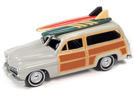 1950 Mercury Woody Wagon Dakota Gray w Wood Panels &amp; Surfboards on Roof &amp; 1959 C - £21.35 GBP