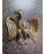 Vintage American Eagle 6" Table Lamp Part Cast Metal Brass - $39.59