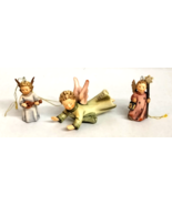 Lot of 3 Hummel Goebel Vintage 1990&#39;s Christmas Angel Ornaments 125 645 ... - $907.85 MXN