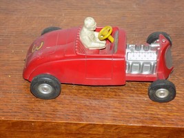 Vintage Saunders Hard Plastic Red Race Car - €29,47 EUR
