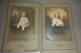 J. Kenneth Lincoln, Sr. (2) Cabinet Photos of Baby, circa 1923 Wiscasset, ME - £26.98 GBP