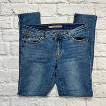 Joe&#39;s Jeans Girls Stretch Skinny Jeans Size 16 Medium Wash Distressed 26x25 - $23.71