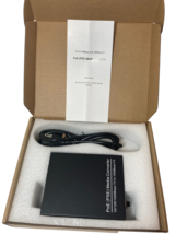 New FS Fiber Media Converter Gigabit Ethernet PoE PSE RJ45 to SFP XPMC-R... - $18.76