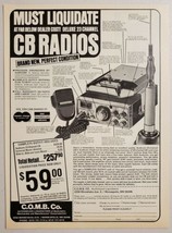 1977 Print Ad Audicom 23-Channel CB Radios Liquidation C.O.M.B. Minneapo... - $11.68