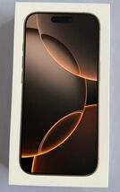 Apple iPhone 16 Pro Desert Titanium 256 GB Empty Box A3083 Authentic - $14.79
