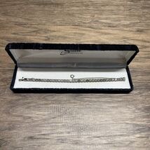 Vintage Suzanne Somers Cubic Zirconia Tennis Bracelet Estate Jewelry Fin... - $49.49