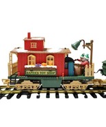 Vtg New Bright Holiday Express Santa&#39;s Toy Shop Christmas Caboose Train ... - £28.15 GBP
