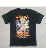 Shonen Jump Narutu T Shirt Mens L Hero Academia Anime Black Ichiraku Ram... - €14,82 EUR