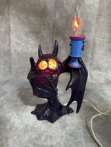 Vintage 1996 Trendmasters Bat Candelabra Light Up Candle Halloween Hallowscream - £15.19 GBP