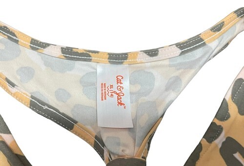 Cat & Jack Girls Leopard Print Racer Back  Dress/ Swim Coverup NWT  X-Large(14) Item image 5