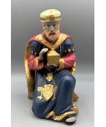 Kneeling Wise Man Christmas Nativity Figurine Porcelain Replacement 7.5&quot; - $226.94 MXN