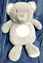 Petit Tresor of Beverly Hills Plush Teddy Bear 17&quot; Gray White Stuffed Baby Safe - £5.82 GBP