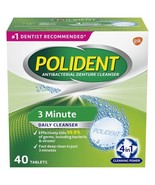 2 PACK Polident Denture Cleanser, 3 Minute, 40 tablets (80 total) - €11,14 EUR