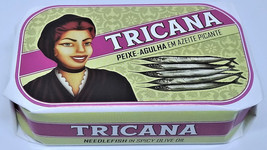 Tricana - Canned Needlefish in Spicy Olive Oil - 5 tins x 120 gr - £34.09 GBP