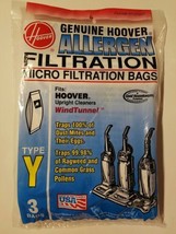 Genuine Hoover Windtunnel Type Y Allergen Vacuum Bag, 3 Pack - £11.96 GBP
