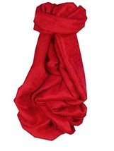 Vietnamese Silk Scarf Reversible Hoi-An Ba-Den Scarlet by Pashmina &amp; Silk - £27.73 GBP